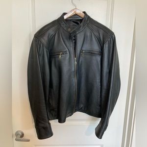 Argentinian Cafe Racer Leather Jacket - XLarge